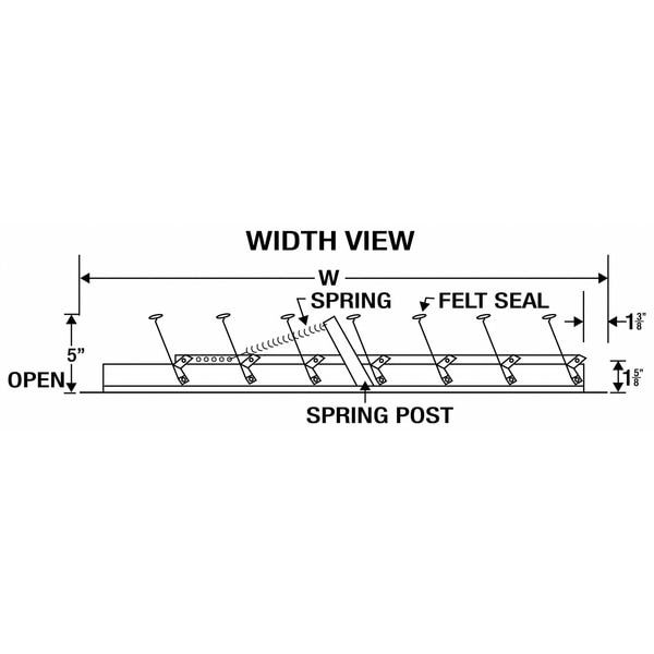 Dayton 3Hhr3 Spring Draftback Damper, Vert/Horz Ceiling Mount, 30In Blade Dia,