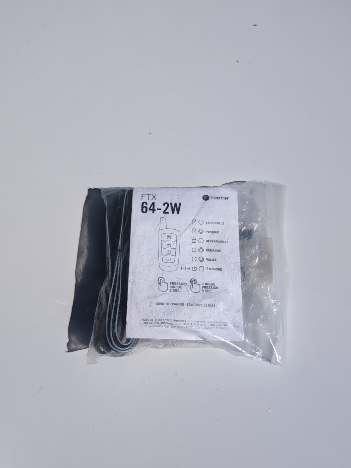 (2) 4-Button 2-Way Remotes with Antenna Upgrade Kit For Fortin EVO-ALL & EVO-ONE