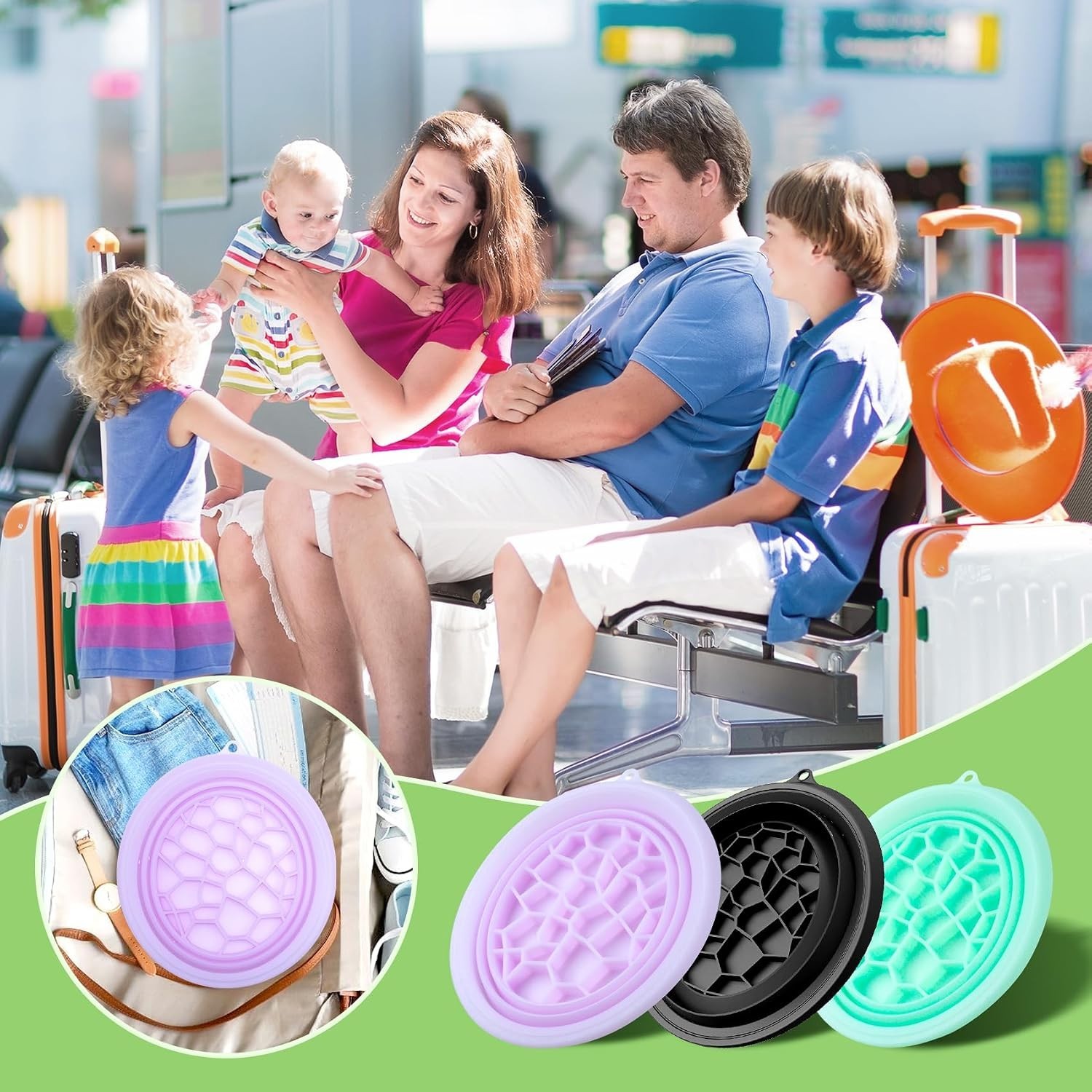 Foldable Ice Bowl with Built-In Ice Tray – Silicone Facial Ice Bath