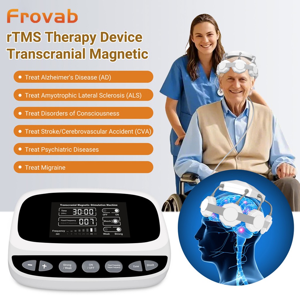 TMS Machine Brain Stimulation Device Deep Brain Therapy for Parkinson Stroke US