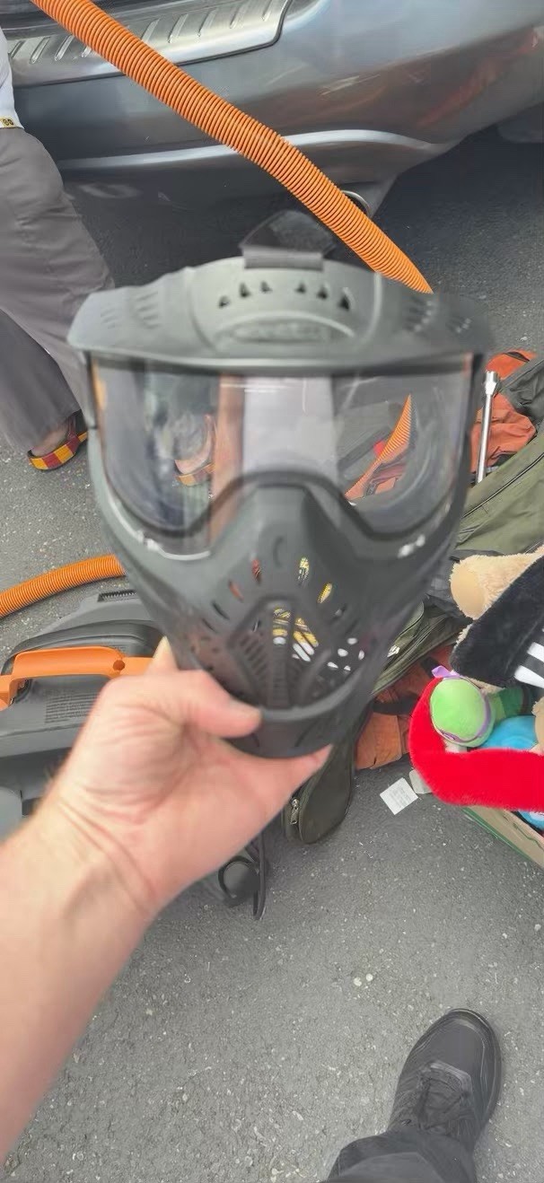 HK Army HSTL Thermal Paintball Mask Goggle - Black / Clear Lens