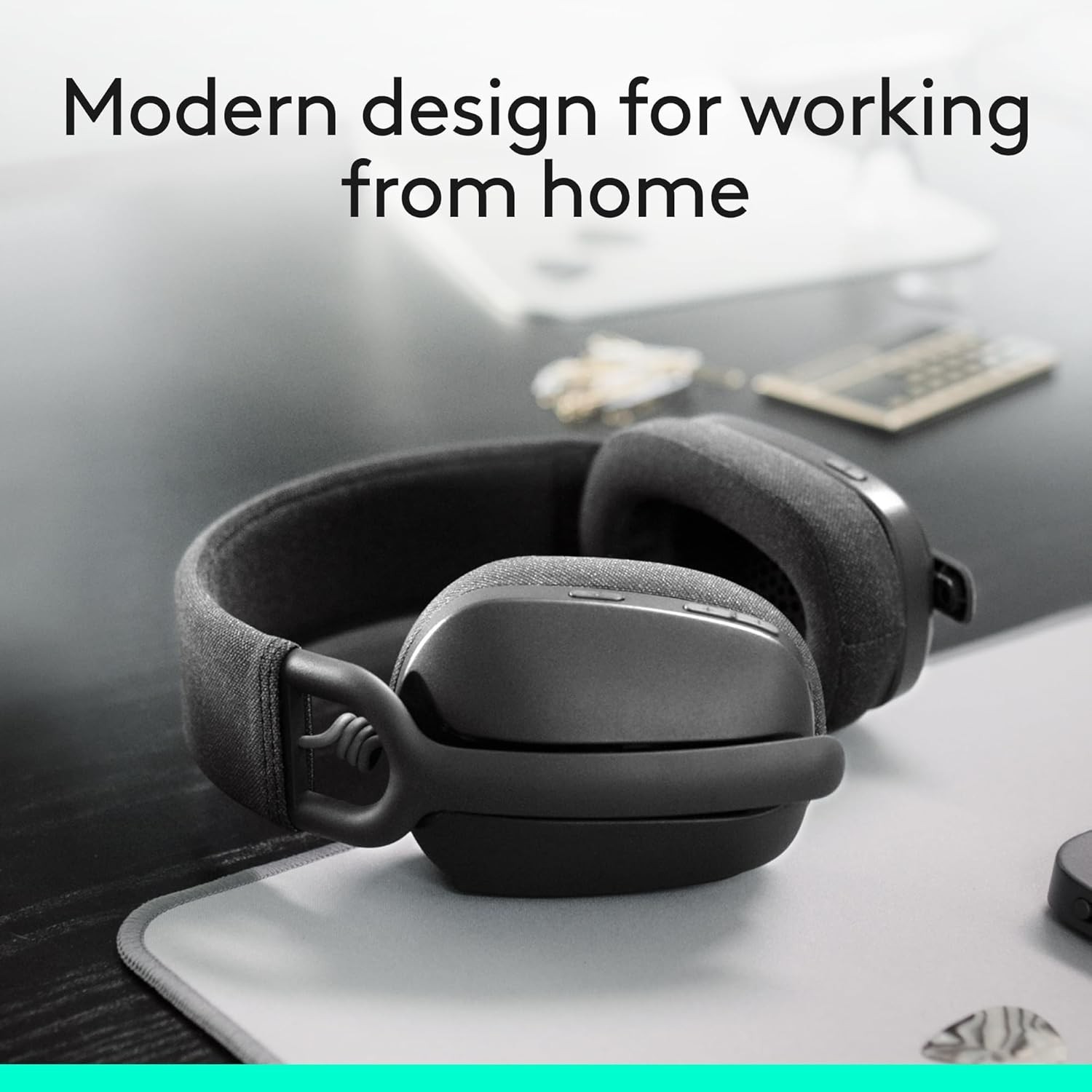 Logitech Zone Vibe 100 Wireless Bluetooth Headphones Graphite