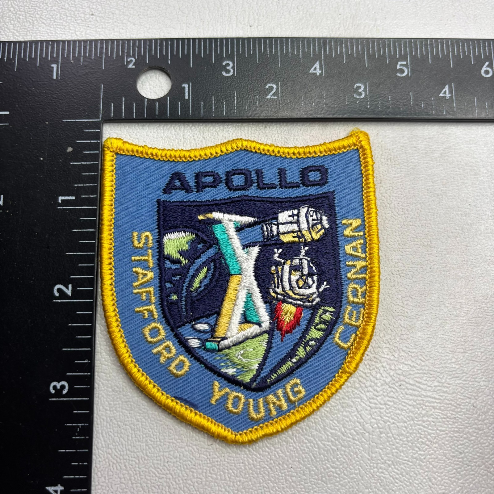 NASA Moon Lunar Mission APOLLO X APOLLO 10 Patch 58RD