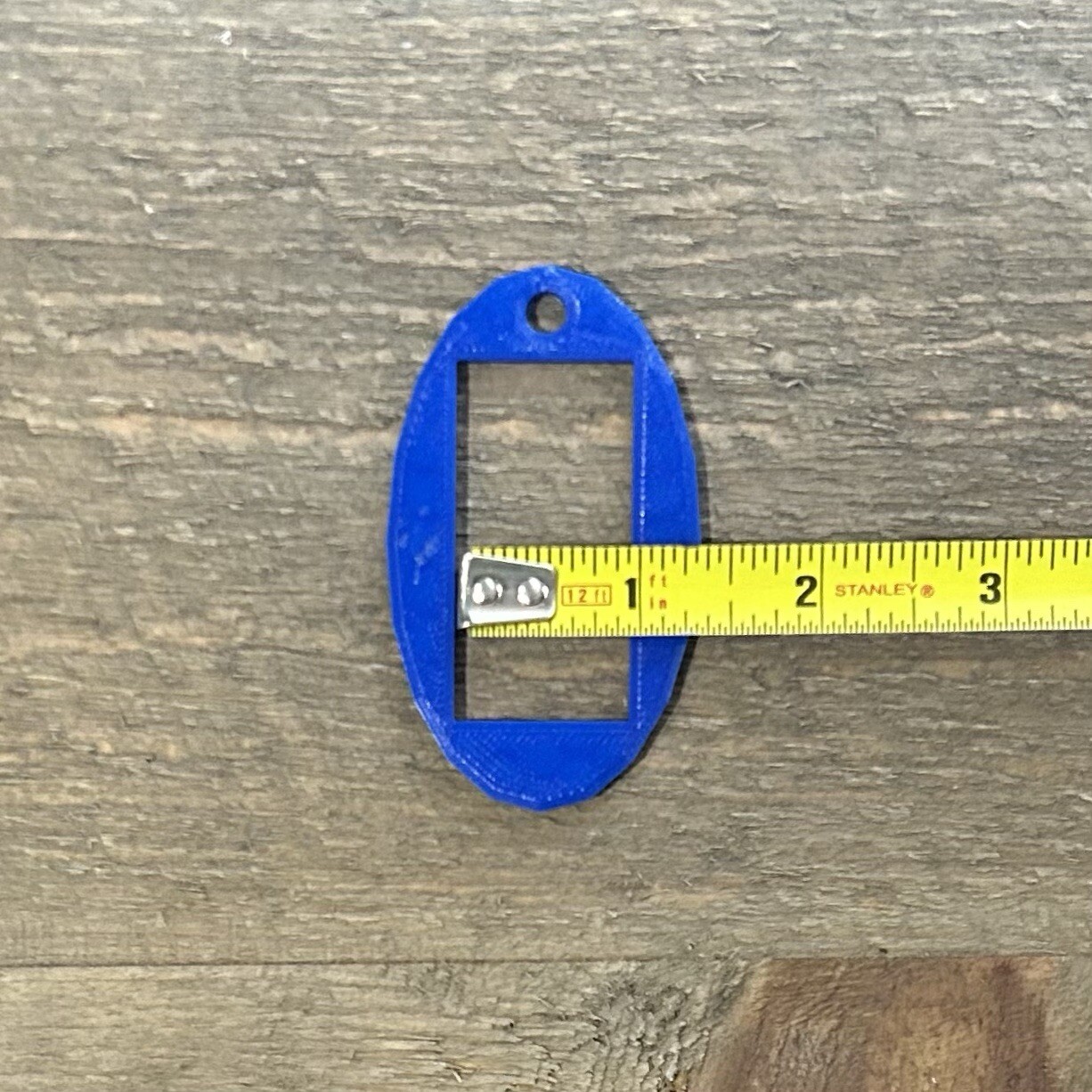 NEW 1" Clam Gauge / QUAHOG Shellfish / Fishing Clamming / 1 Inch Gauge / Blue