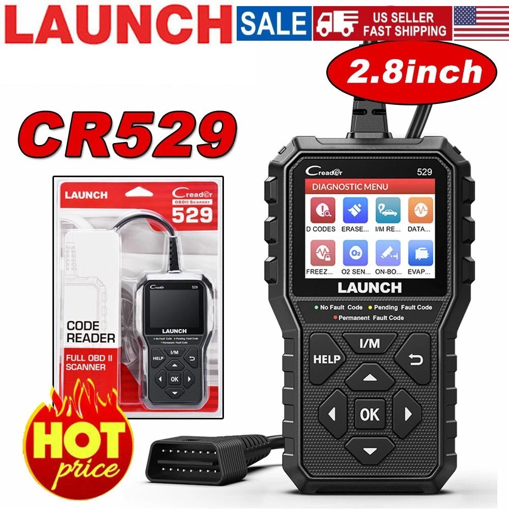 LAUNCH OBD2 Scanner Code Reader Automotive Scan Tool Engine Check Car Diagnostic