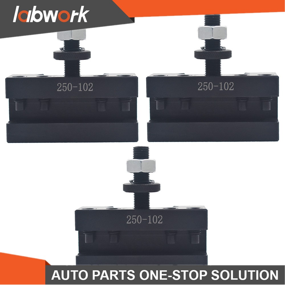 Labwork AXA 2# 250-102 Turning Tool Holder Quick Change For 6 - 12"  Lathe 3 Pc
