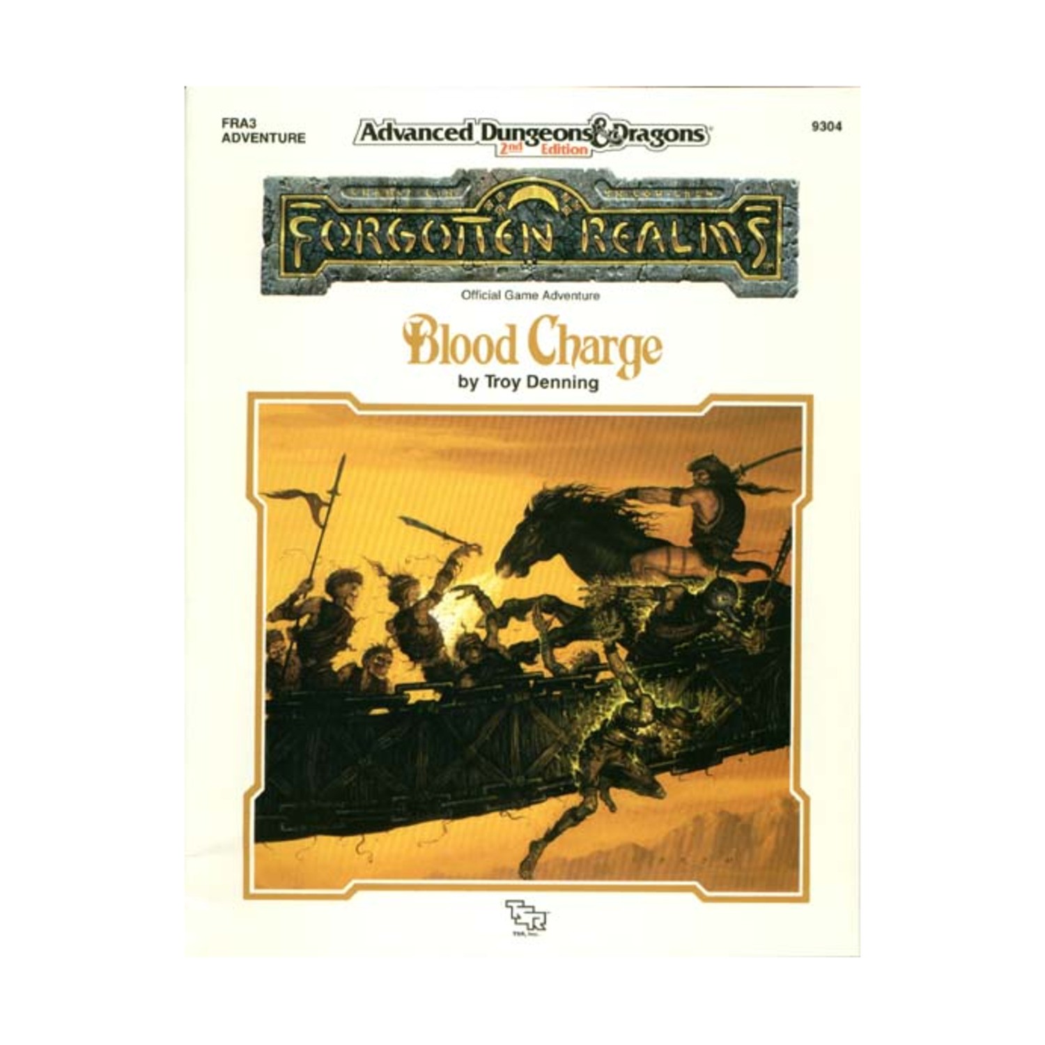 TSR Forgotten Realms Empires Adventures Trilogy #3 - Blood Charge VG