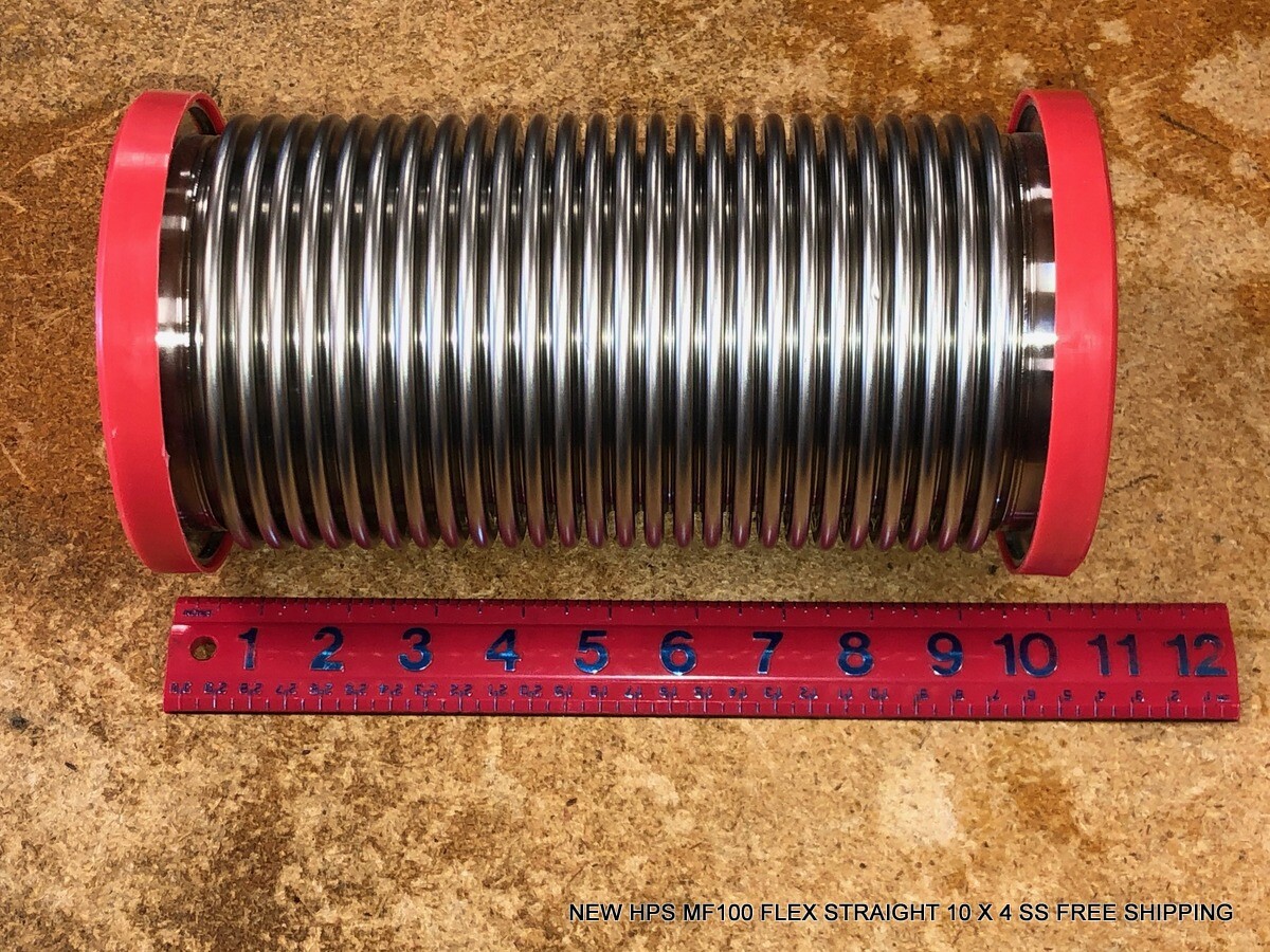 NEW MKS HPS MF100 FLEX STRAIGHT 10 X 4 SS FREE SHIPPING