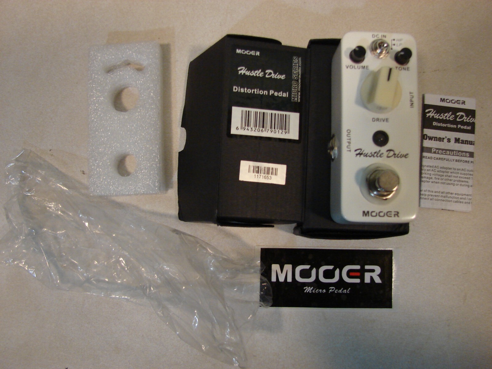 Mooer Hustle Drive Overdrive Mini Pedal FREE SHIPPING!