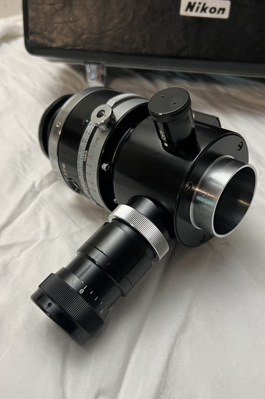 Nikon EFM 43611 Microscope Adapter for 35mm Cameras- Incomplete Untested