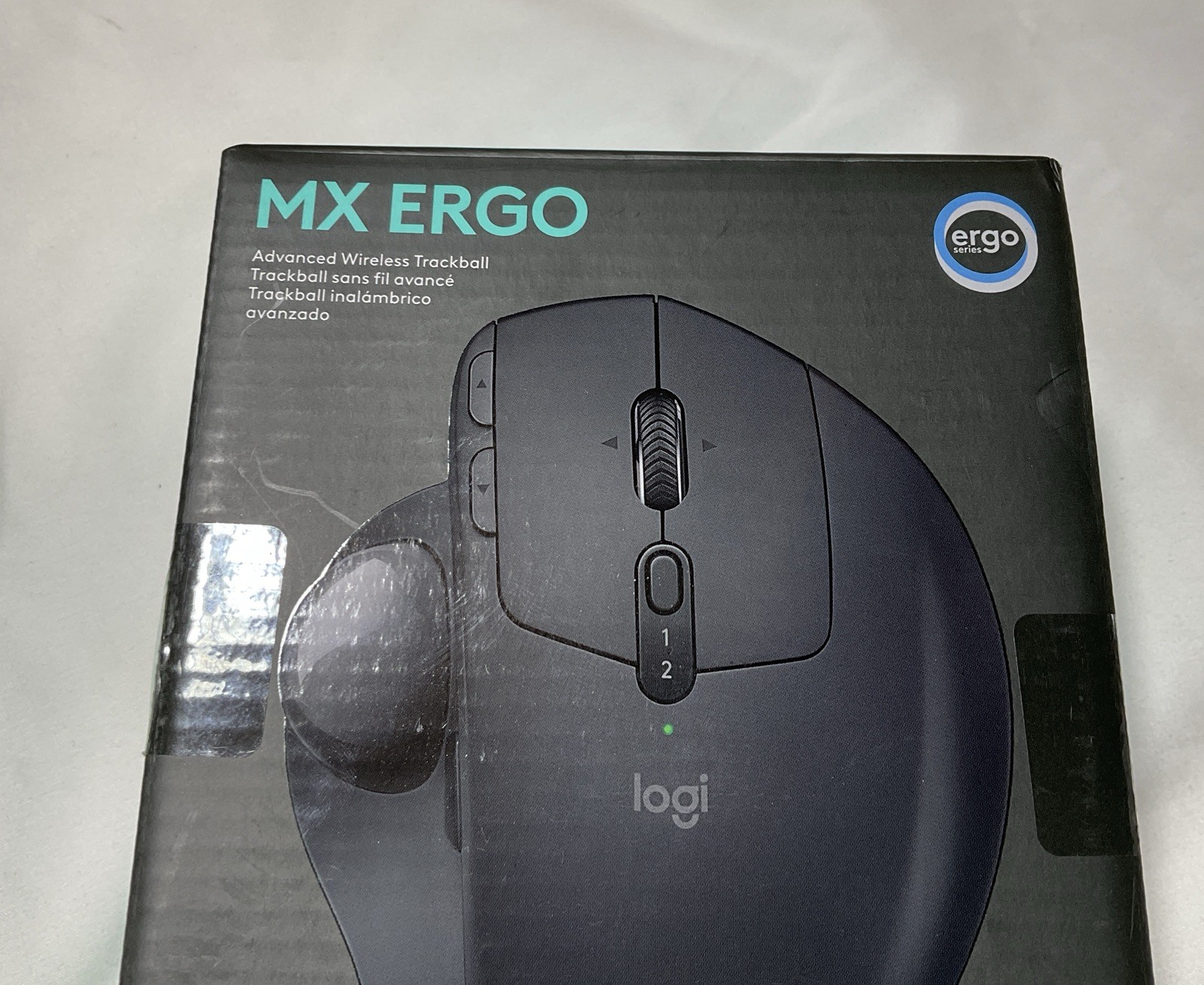 Logitech MX Ergo Wireless Trackball Mouse for Windows MacOS Linux ChromeOS G2￼