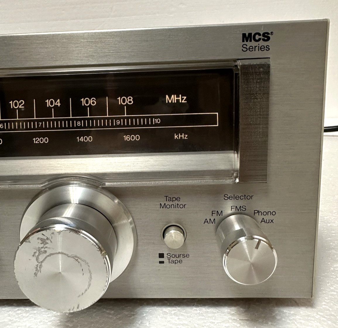 MCS MODULAR COMPONENTS SYSTEM RECEIVER 3225 Tested & Working!