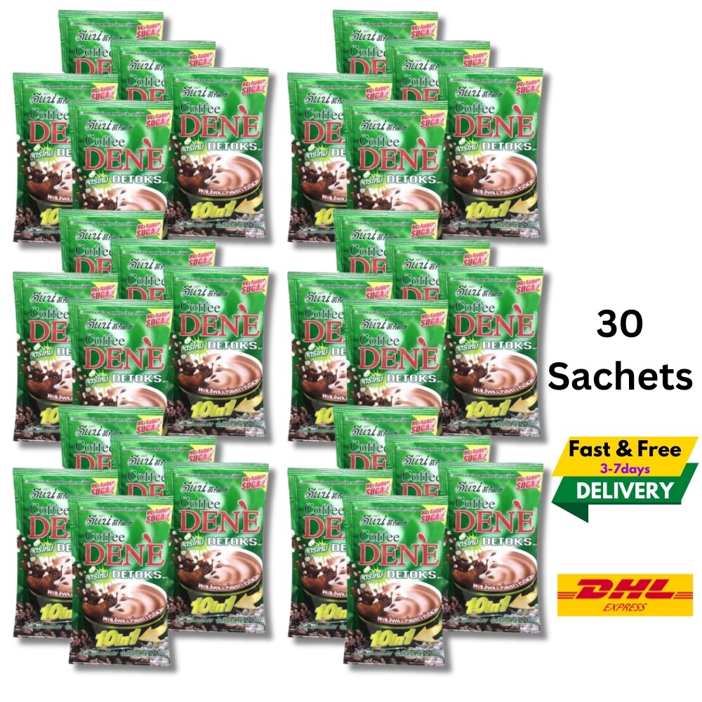 Dene Fiber Detox Coffee Weight Management 30 Sachets