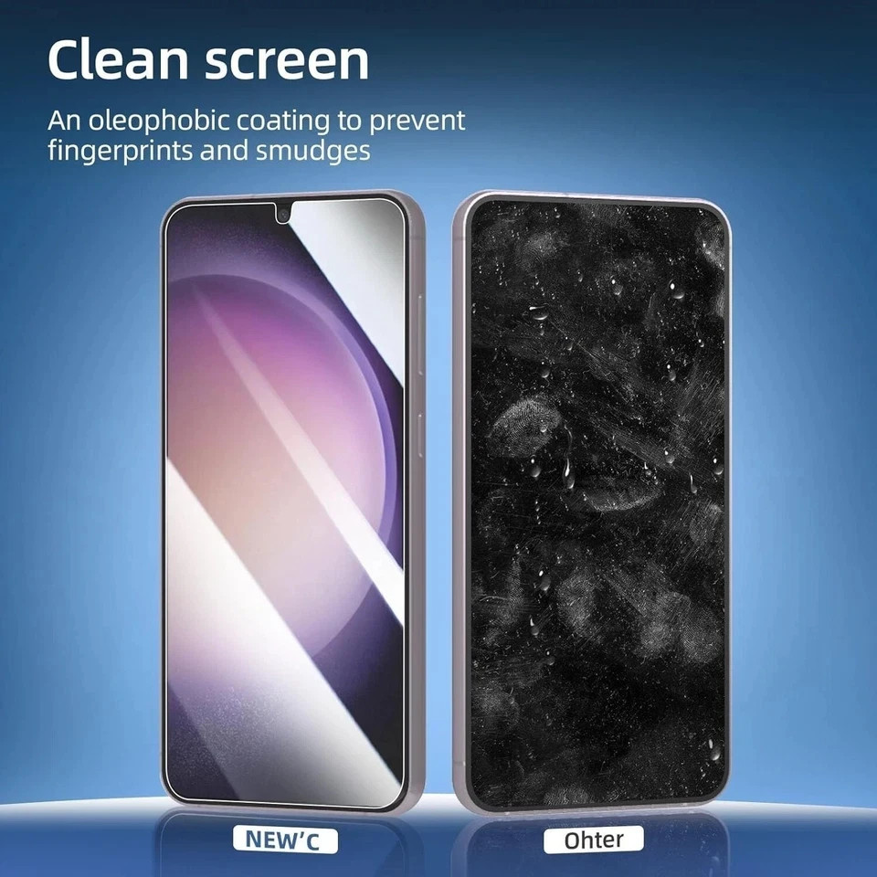 Samsung Galaxy S24 Plus S24+ Screen Protector Tempered Glass Bubble Free 3 Pack