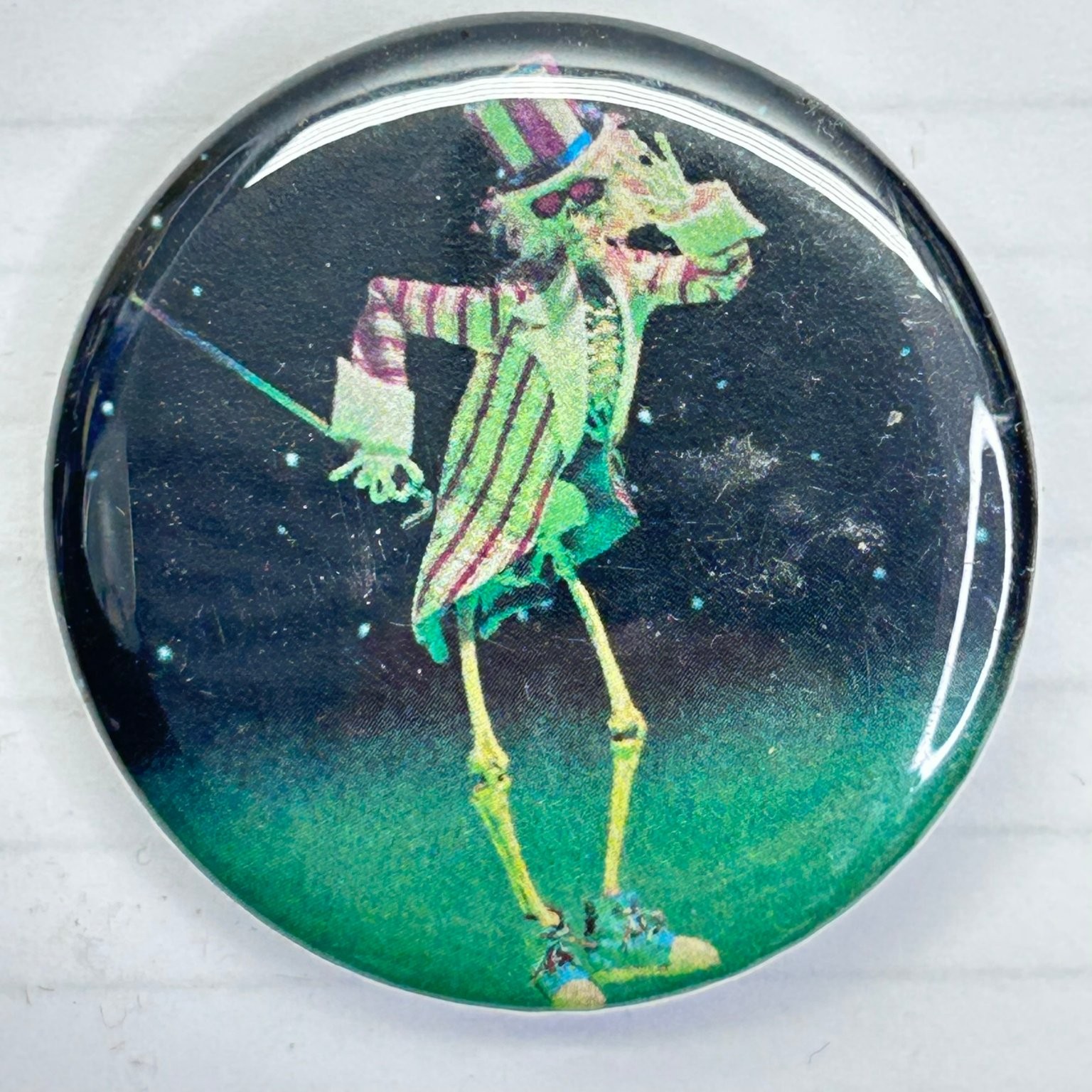 Grateful Dead Uncle Sam Skeleton Pinback Button 1.25" Rock Music Memorabilia