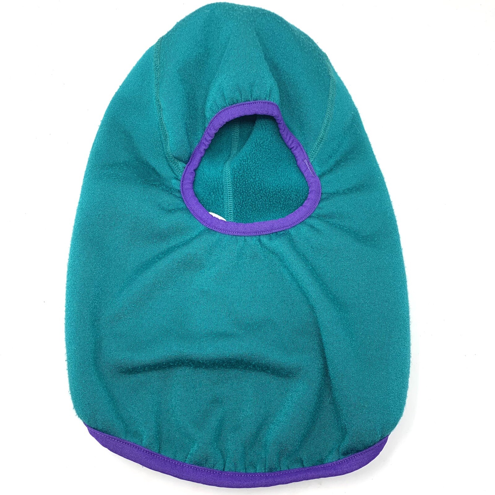 Vintage 90s Patagonia Teal Capilene Fleece Made In USA Balaclava Ski Mask VTG