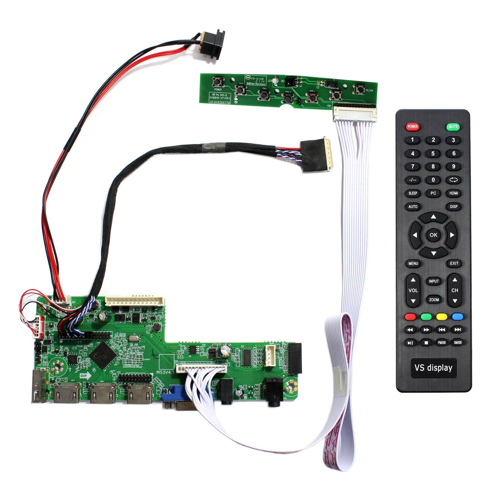 HD VGA USB LCD Controller Board For 15.6in 14inch 1366x768 40Pin LCD Screen