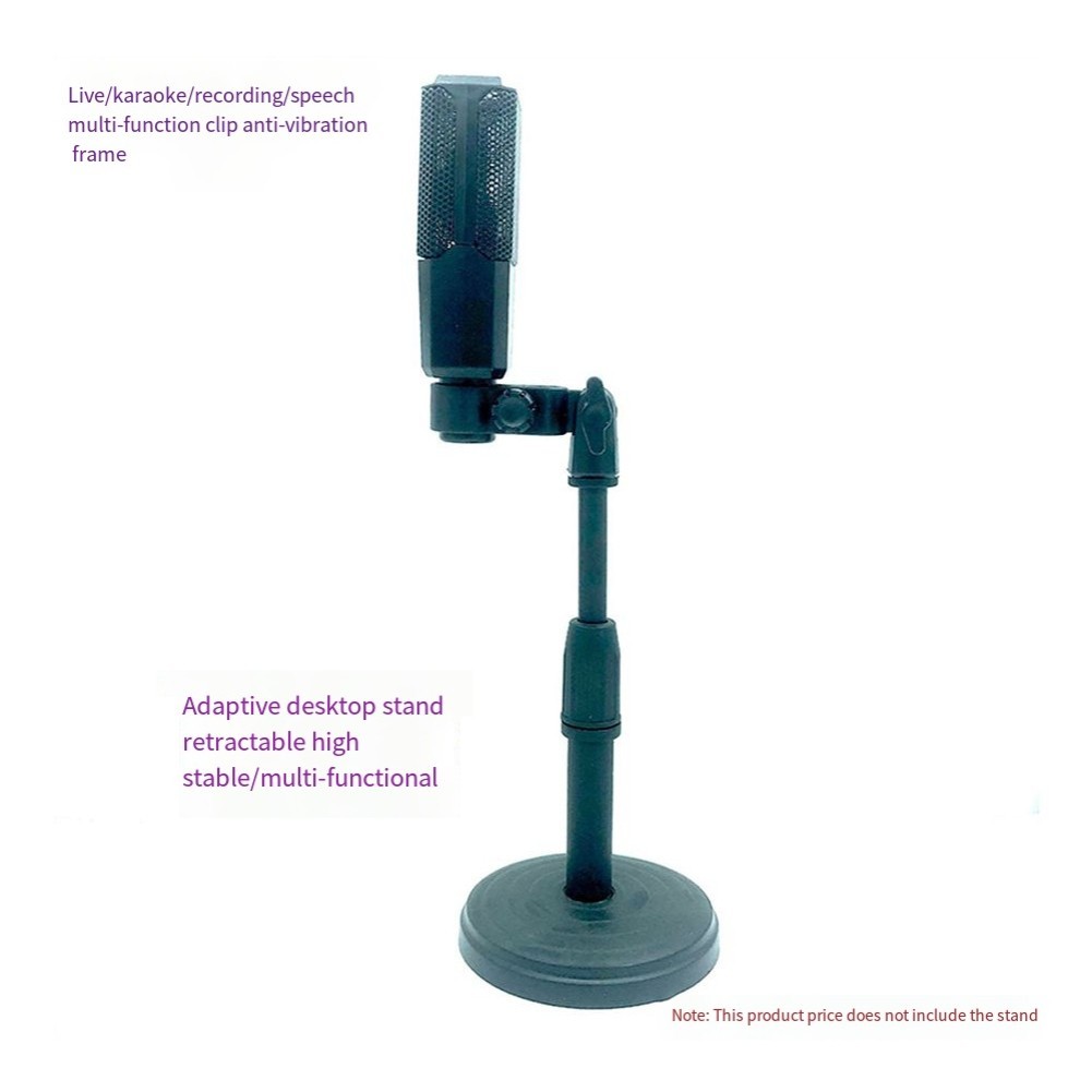 Secure Mic Holder for Mic Stands Improved Sound Recording Wide Compatibility