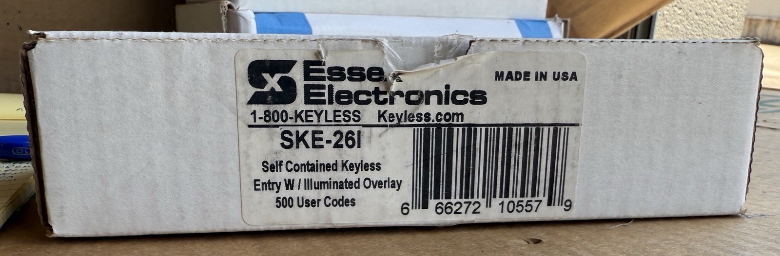 Essex Electronics SKE‑261 Keyless Entry Keypad – Open Box Unused