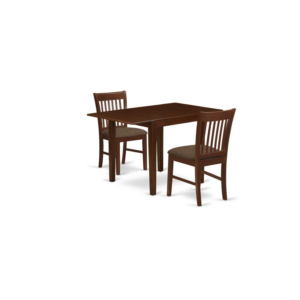 Dining Room Set Mahogany, NDNO3-MAH-C