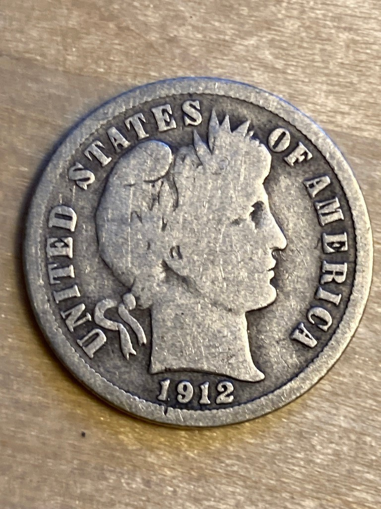 MERCURY DIMES, 4 SLABBED DIMES, FINE, VF...MINT MARKS