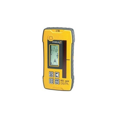 Stabila 07430 REC300 De-Tech Laser Receiver w/ Universal Grade Rod Clamp