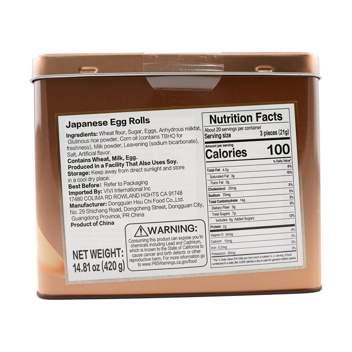 New Original Egg Rolls Canned 14.8 oz