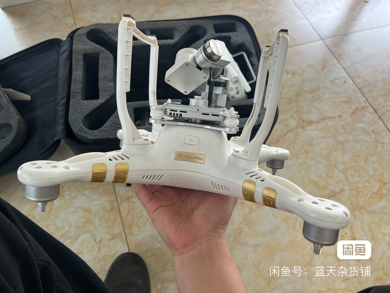 DJI Phantom 3 4K (model W325) camera with full frame mount