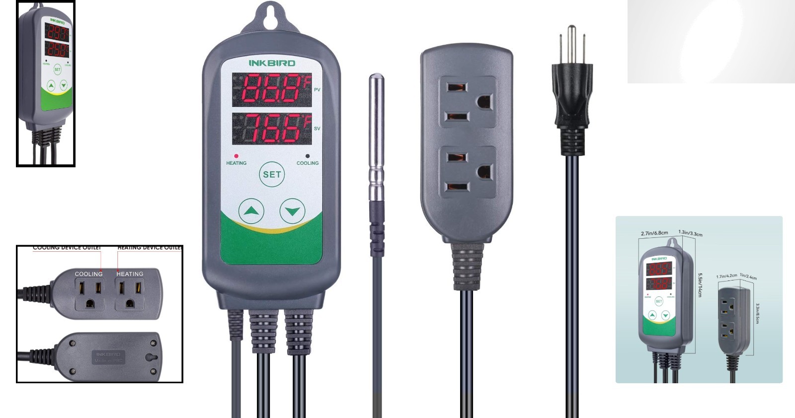 ITC-308 Digital Temperature Controller for Refrigeration and Heating