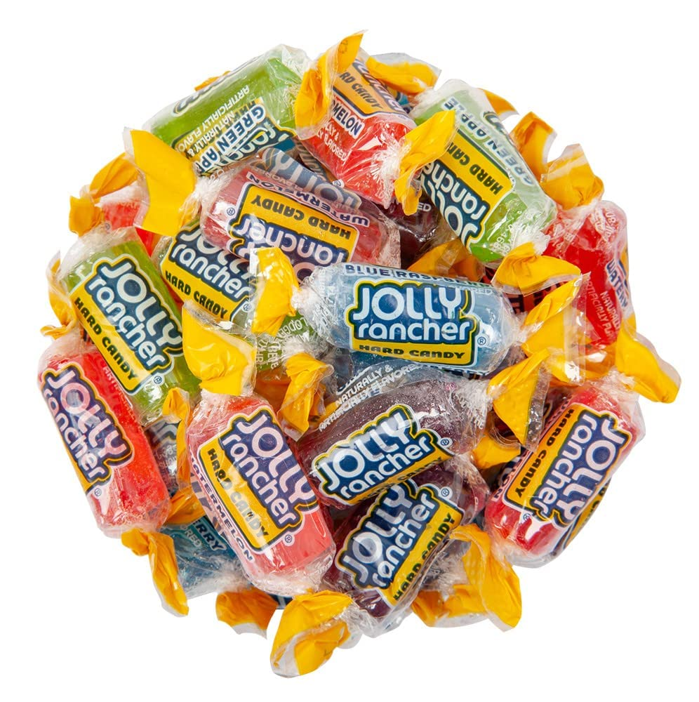 Jolly Rancher Hard Candy, 5 Assorted Flavors, Bulk Bundle (2 Pound Bag)