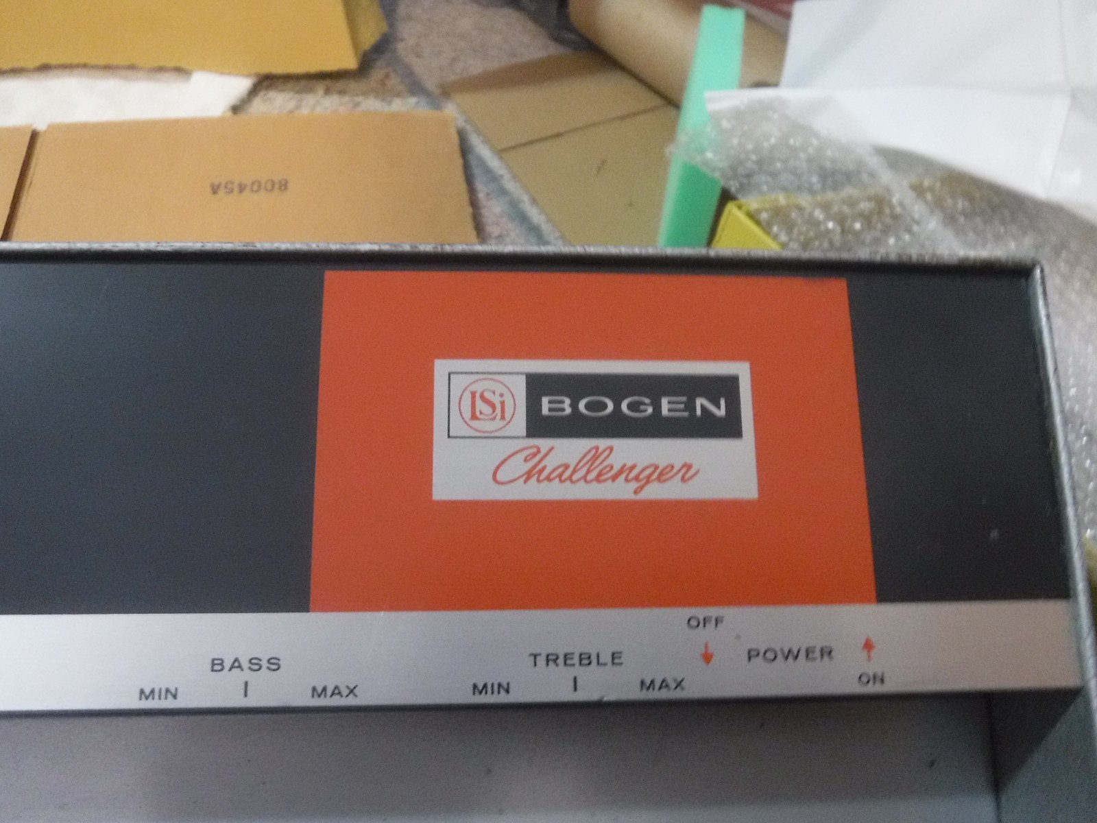 Bogen Challenger Amplifier - CHB-35 35 Watt Tube Amp Untested