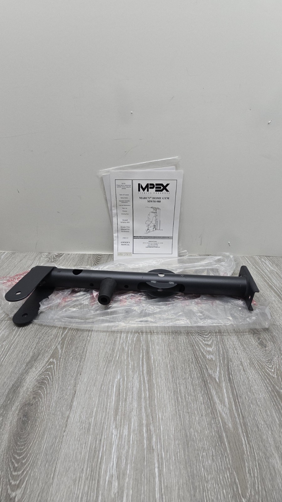 Marcy Home Gym OEM Leg Developer Holder Part #5 for MWM-989, 990