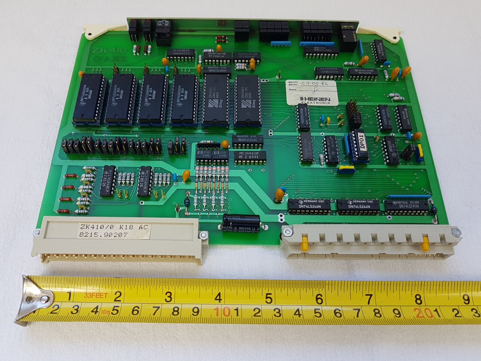 Heinen Elektronik ZK410 Printed Circuit Board Module - 61373-7.4-45/85 Unused #2