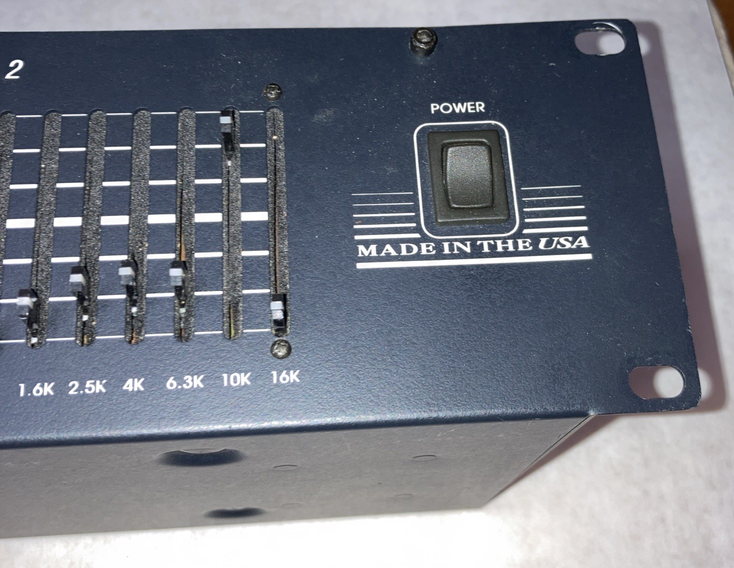 DOD SR 830 Q Dual 15 Band 2 Channel Stereo EQ Graphic Equalizer Processor Tested