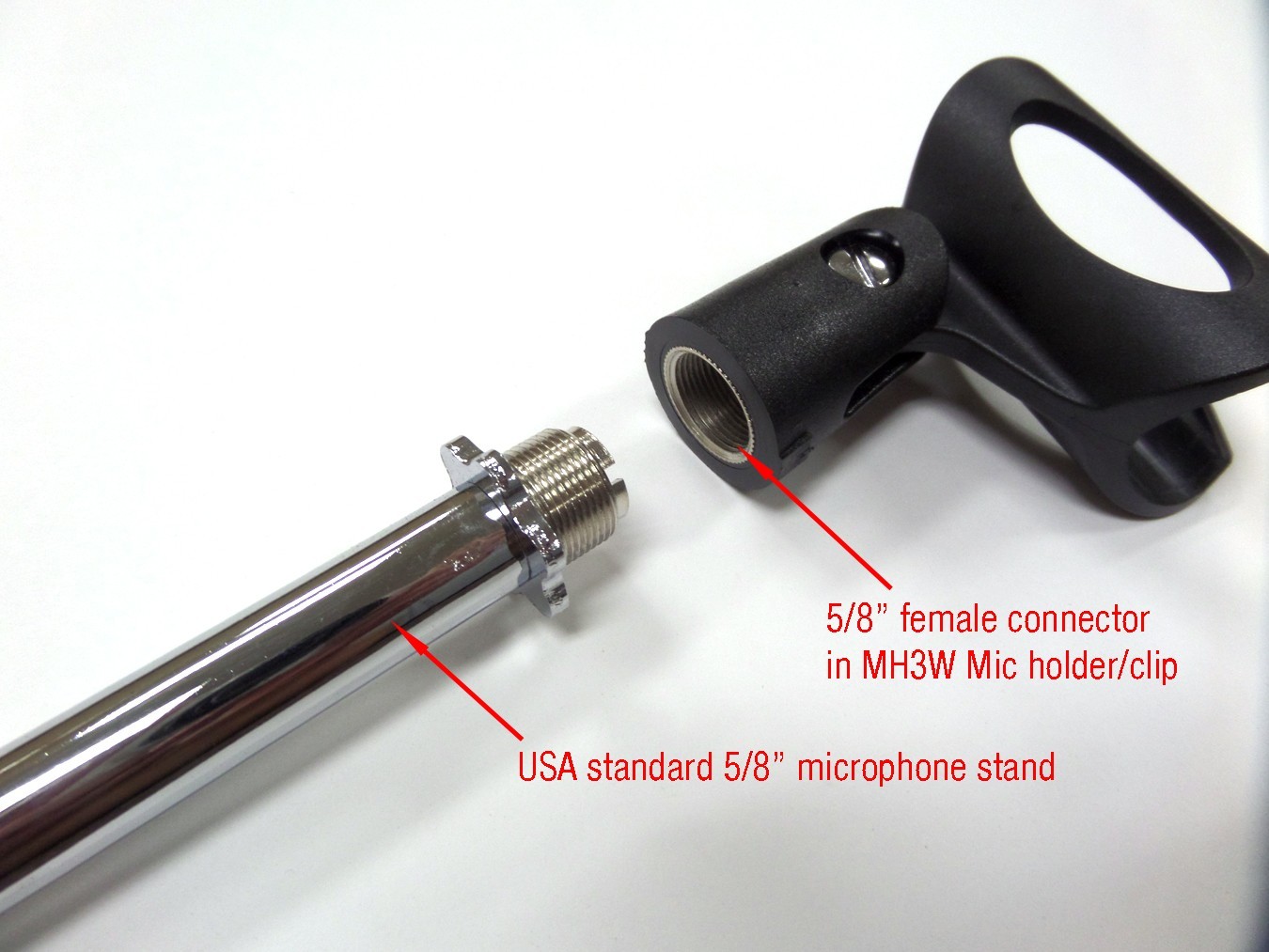 Performance Plus Indestructible Large Barrel/Wireless Microphone Holder (MH3W)