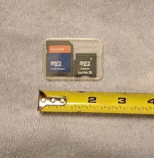 Two San Disk Adapters Micro SD To SD #582