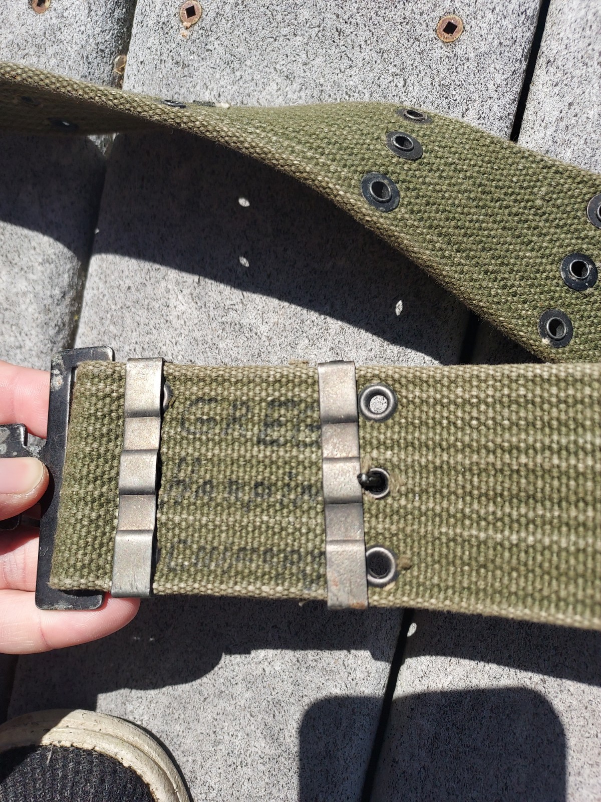 Vietnam War M1956 Davis Belt Davis Web Belt Reproduction