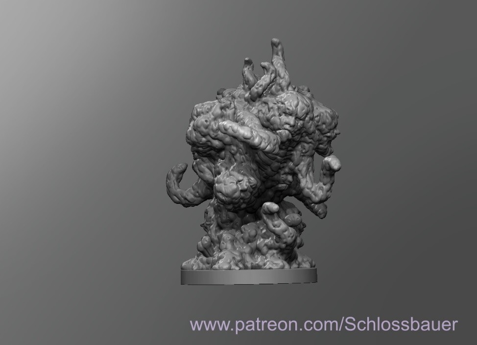 Oblex Adult V2 Creature Monster Manual 28mm Scale DND D&D Tabletop Miniature