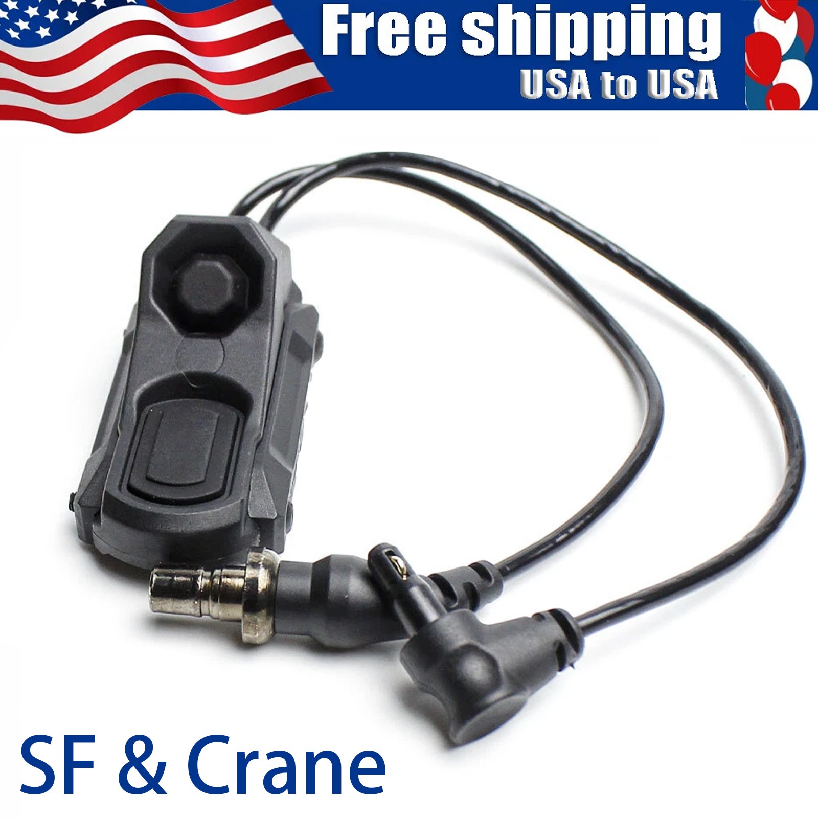 Hunting Dual Button Remote Switch For Tactical Laser Sight Flashlight - SF/Crane