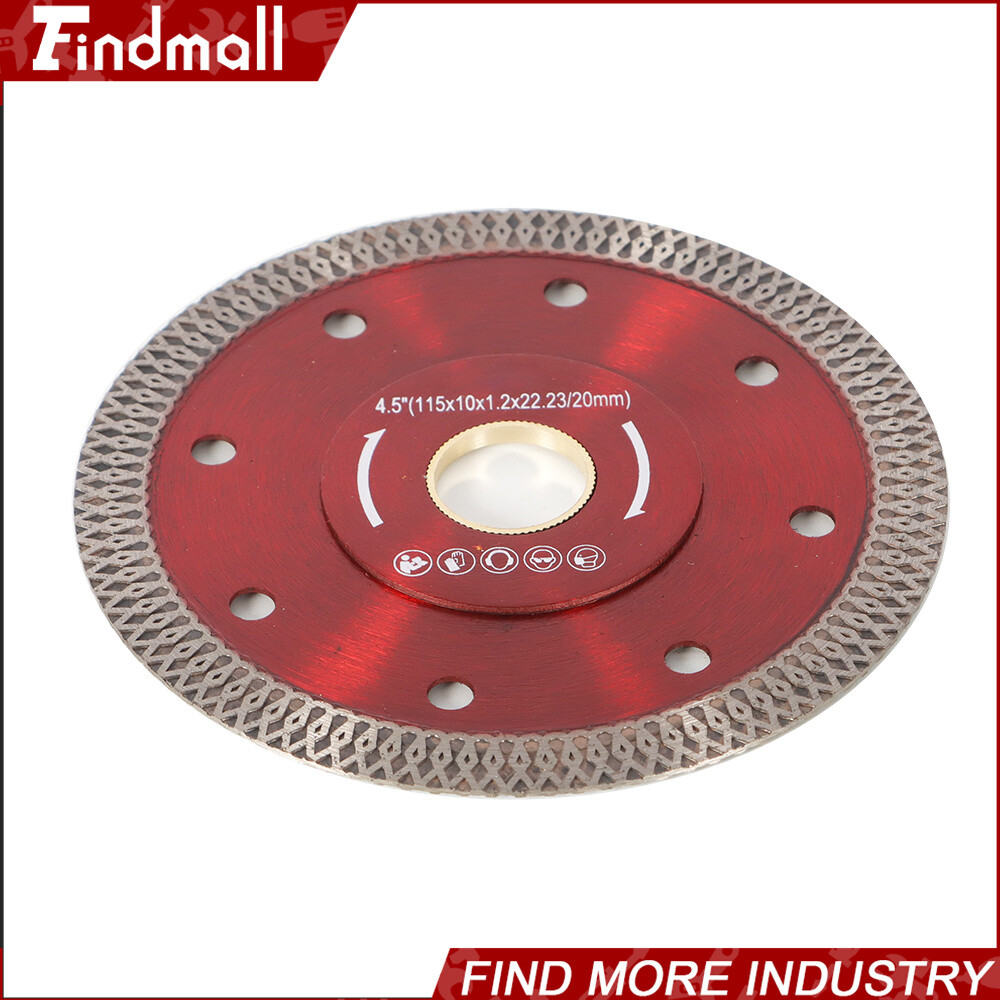 Findmall 2Pack 4.5" Diamond Porcelain Saw Blade Super Thin Ceramic Cutting Discs