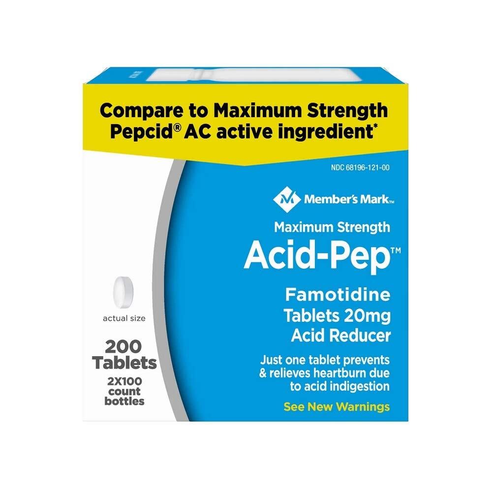 Member's Mark 20mg Acid Pep, Famotidine (200 Count)