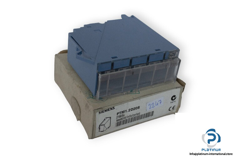SIEMENS PTM1.2D20S 070505A SWITCHING MODULE_SIEMENS PTM1.2D20S_SIEMENS 070505A