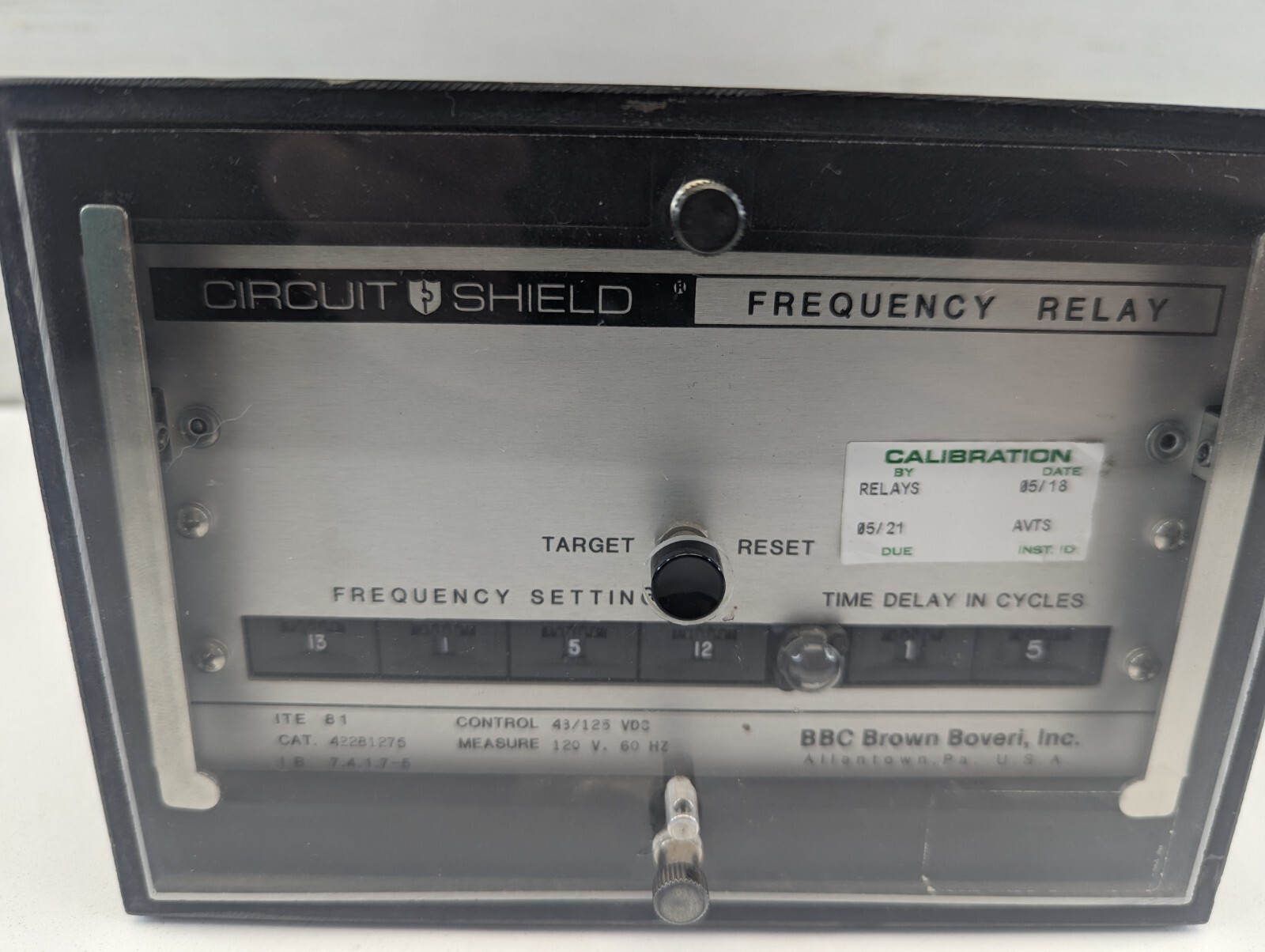 ABB 422B1295 Circuit Shield Type 81 Frequency Solid State Relay 32V 60Hz Unteste