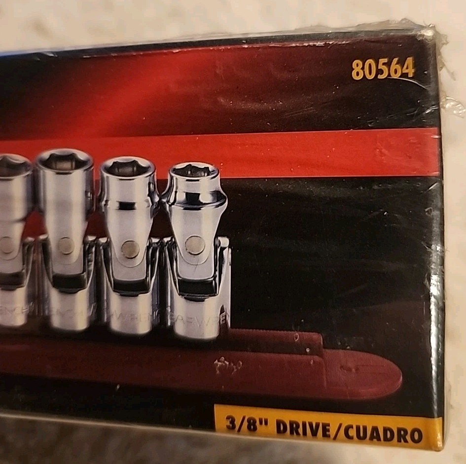 Gearwrench 7pc SAE6 Ot Flex Socket Set #80564- New