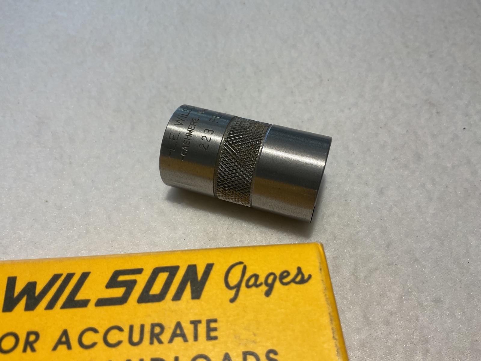 L E WILSON Cartridge Case Gage 223 REM