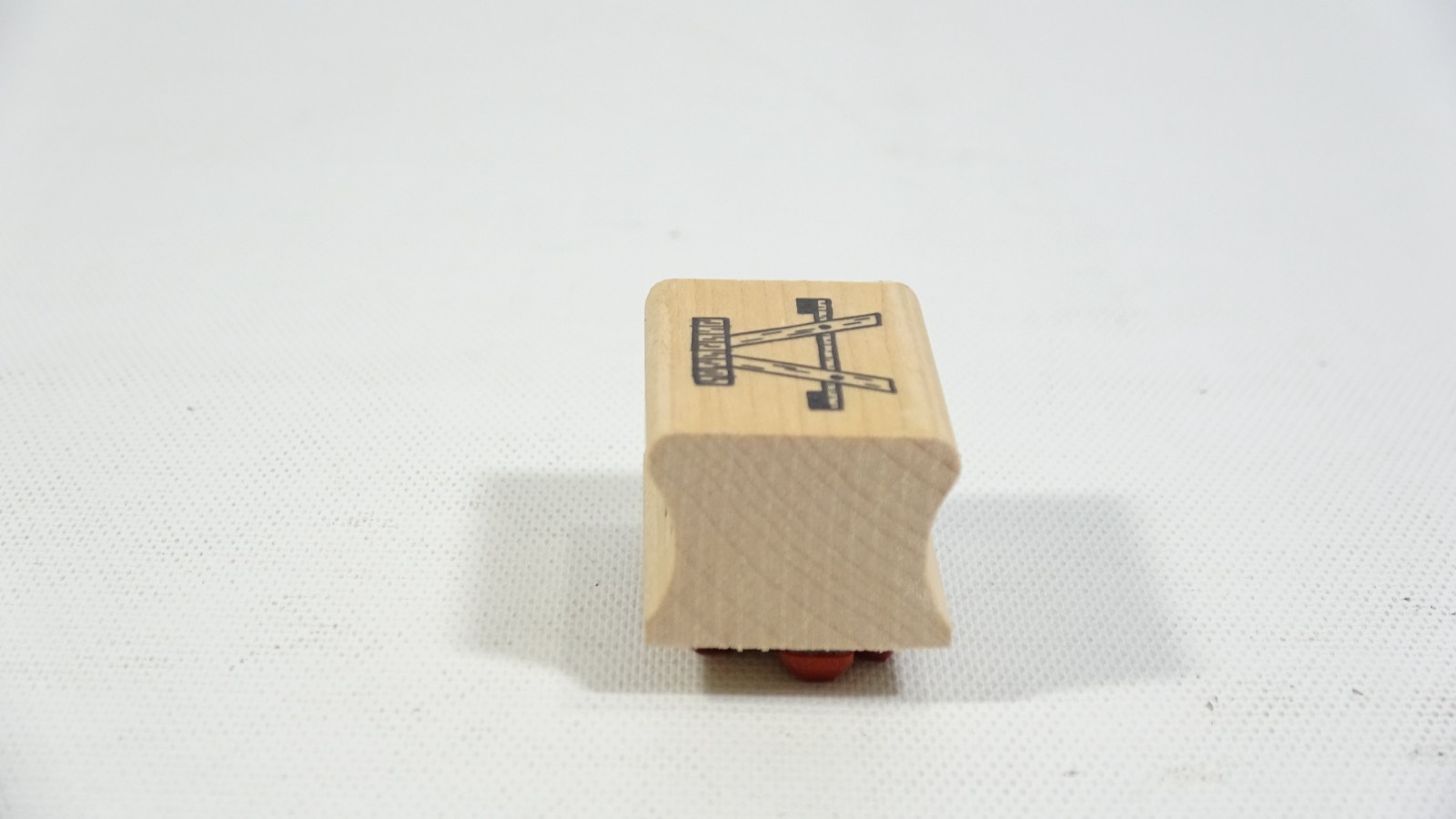 A Muse Picnic Wood Table Rubber Stamp 2-7124C