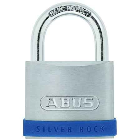 Abus 63833 Padlock, 1 45/64" H, 2" W, Silver