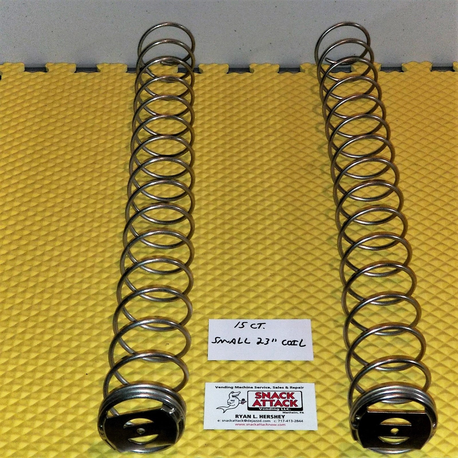 (2) (AP) AUTOMATIC PRODUCTS 6600,7600,112,113,LCM SNACK "15" Ct. SMALL COILS