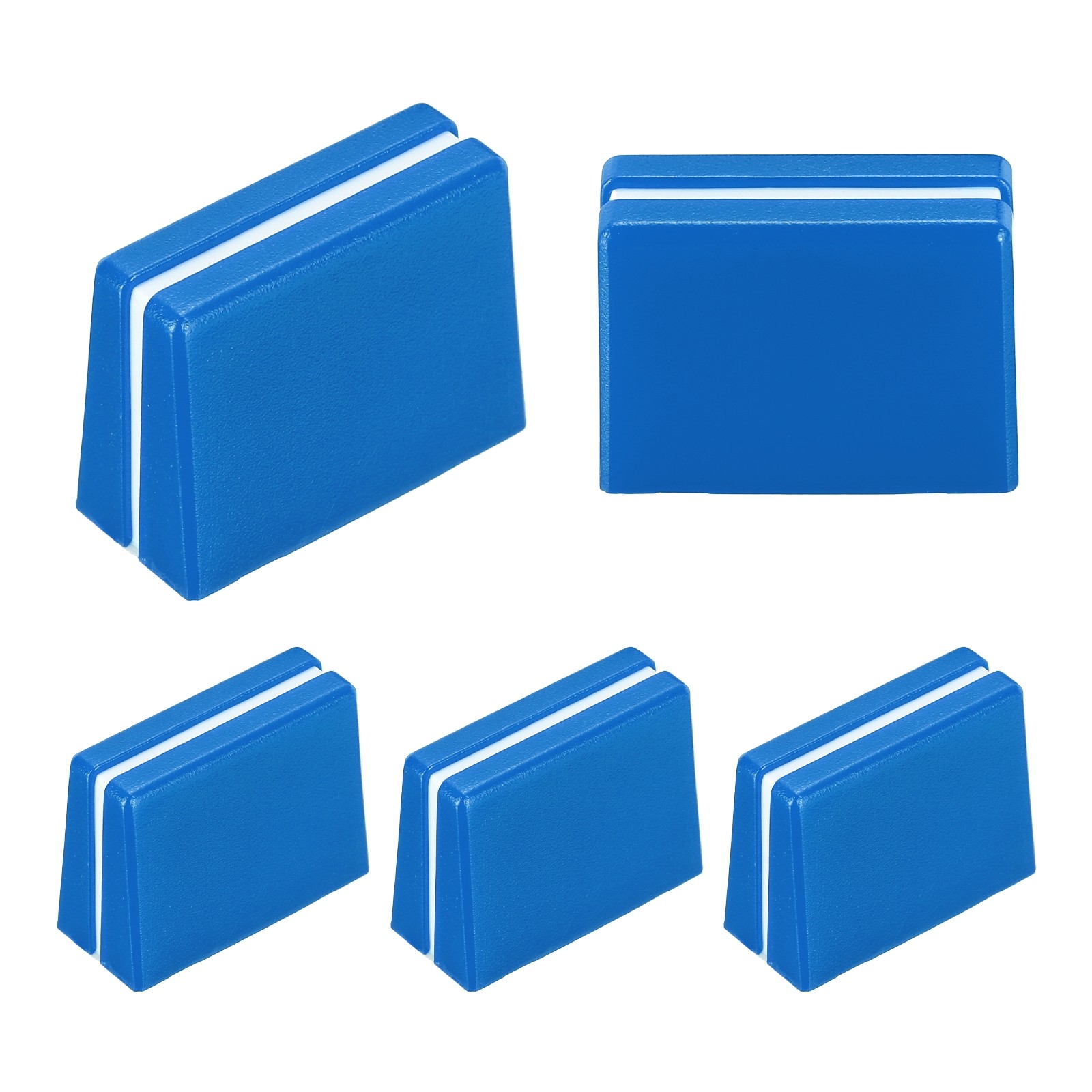 For DJ Console, Blue Universal Fader Knobs for Mixer, 5Pieces
