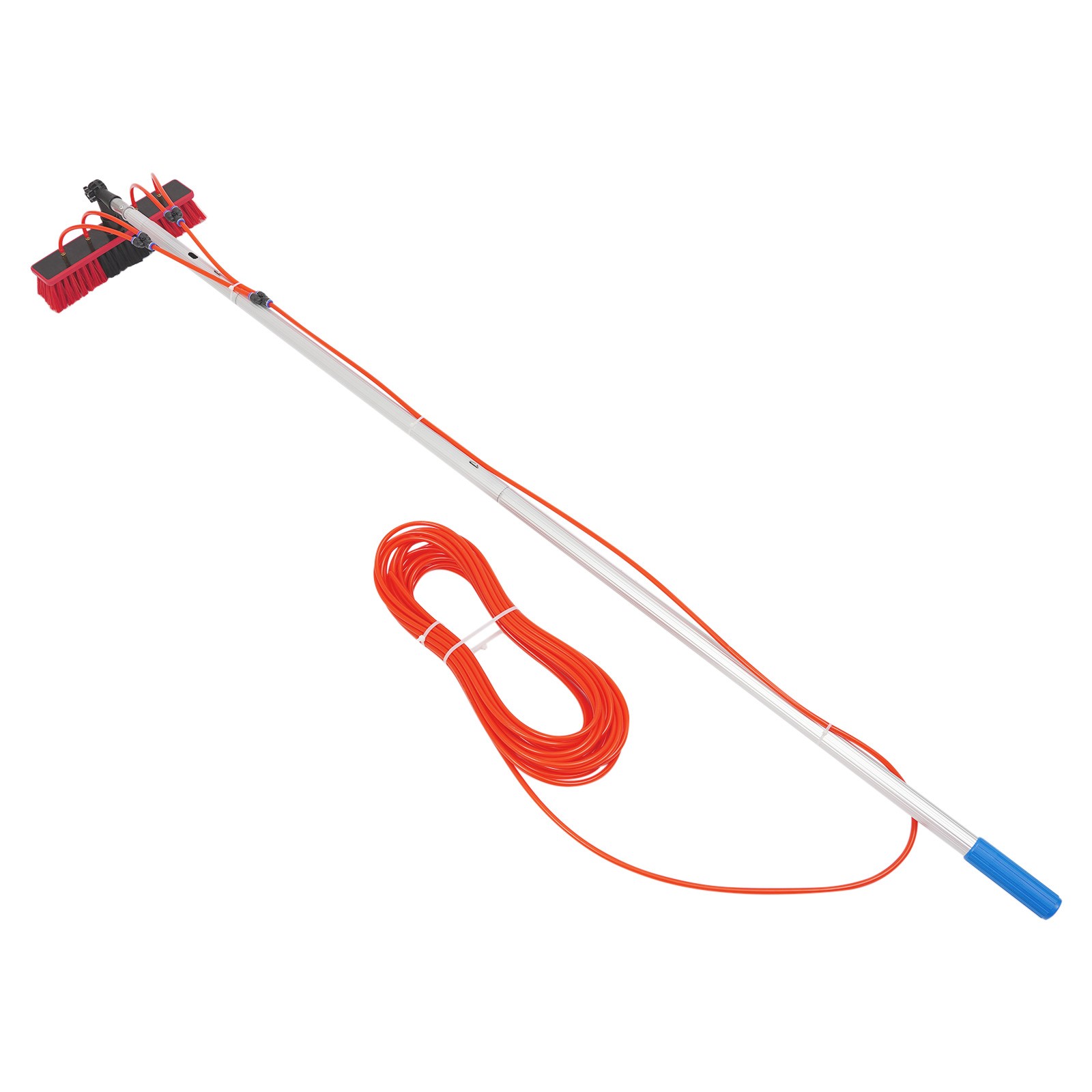 13.12ft Solar Panel Cleaning Brush Outdoor Window Adjustable Pole Cleaning Kit